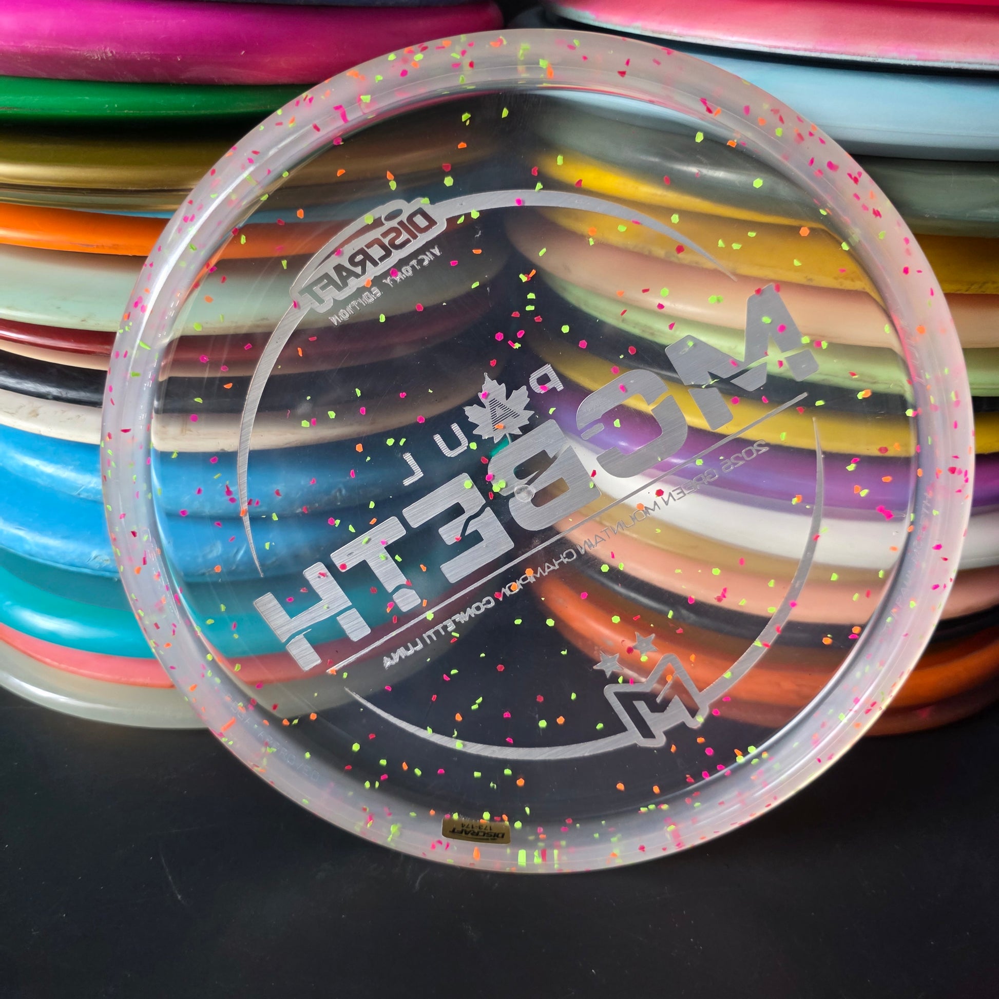 Paul McBeth Discraft Z Confetti Luna Victory Edition 175g 9.5/10