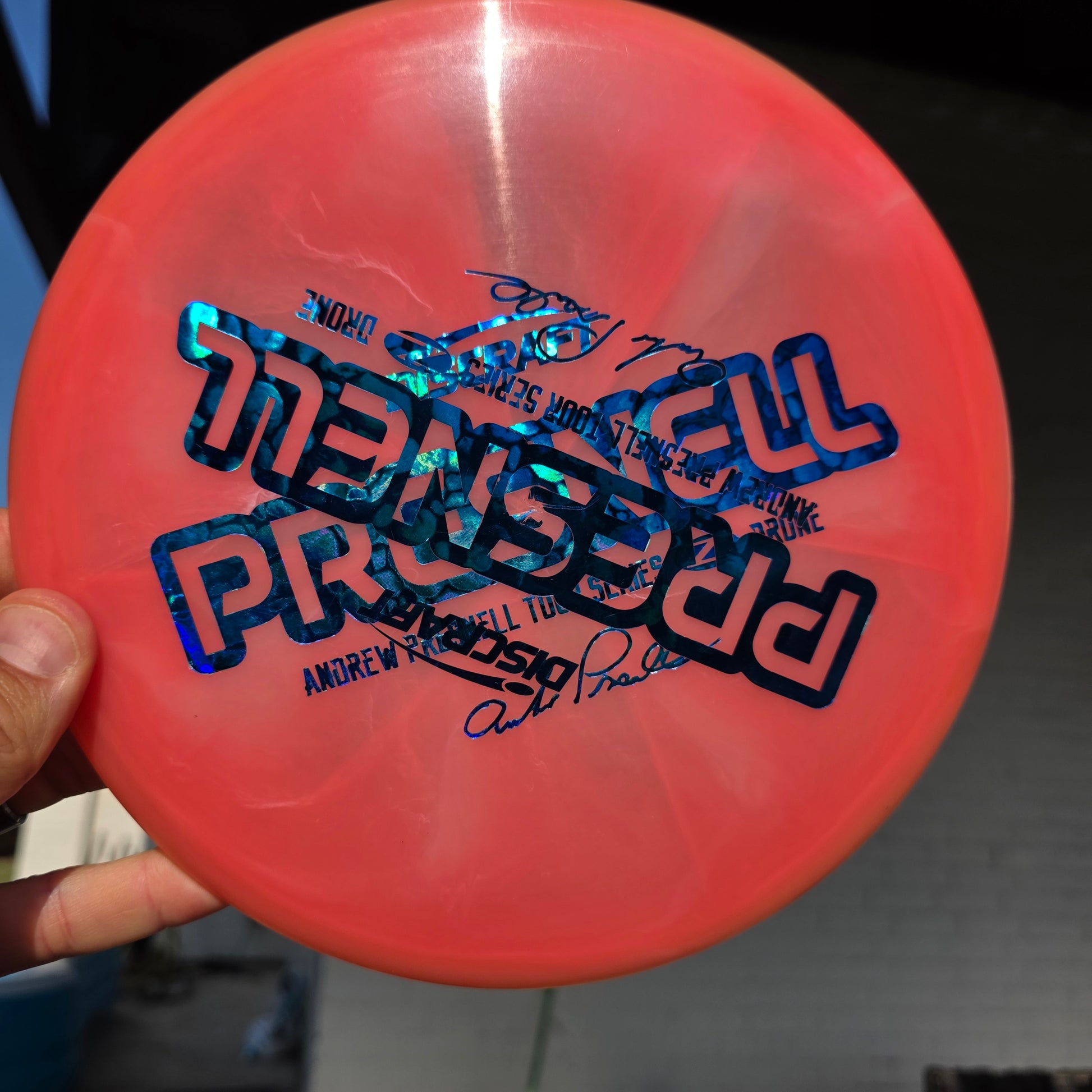Double stamped 2020 Discraft Z Swirl Drone 176g 8.5/10 with rim ink