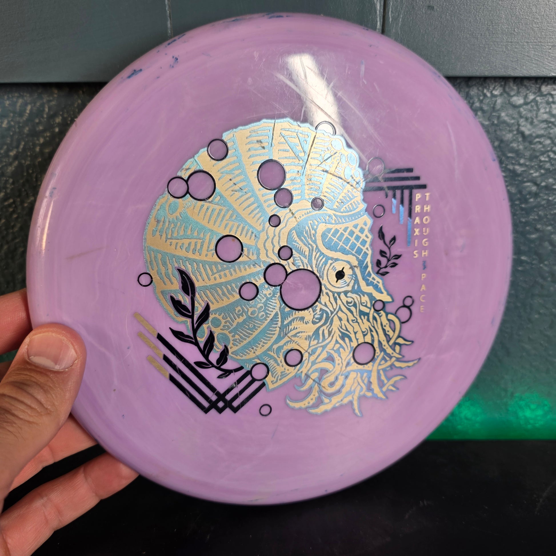 1st run Thought Space athletics Aura Praxis Nautilus 174g rim ink 7/10