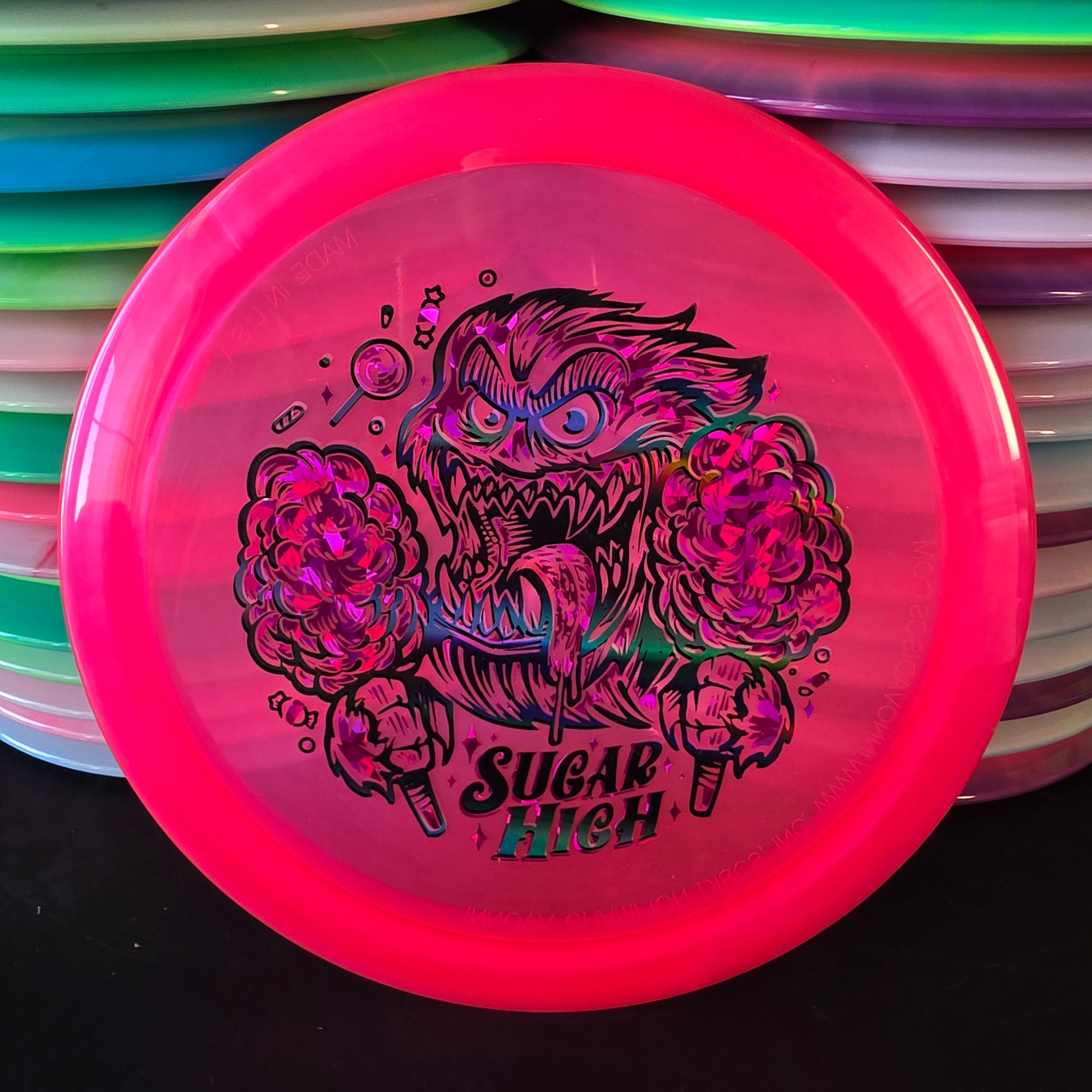 Innova FLAT TOP Champion Firebird 173-5g Sugar High 2-Foil Stamp