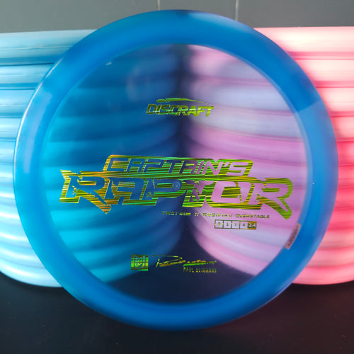 1st Run Blue Discraft Z Captains Raptor Paul Ulibarri 174g 9.5/10