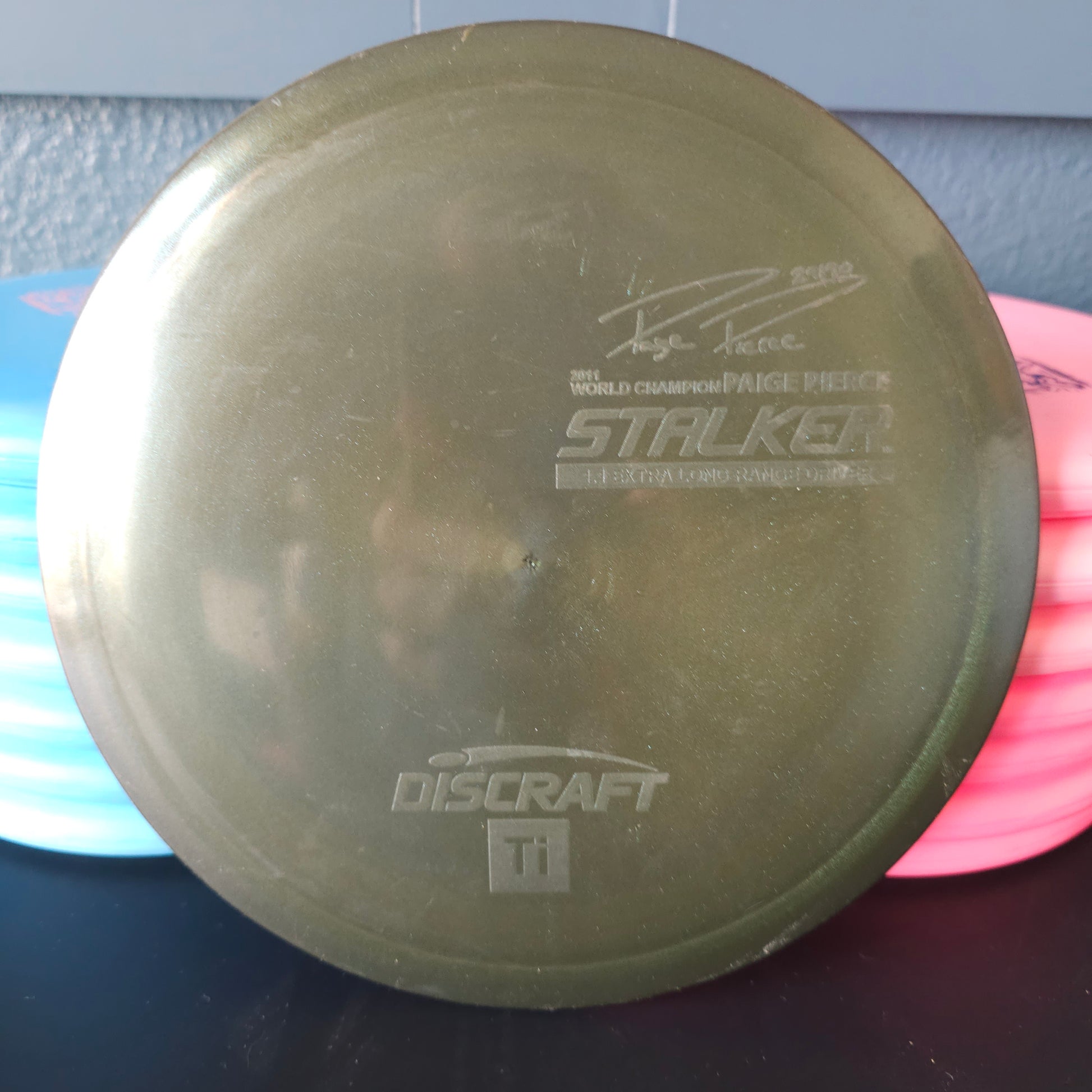 1X Discraft Paige Peirce TI Stalker 175.3g 8/10 ink