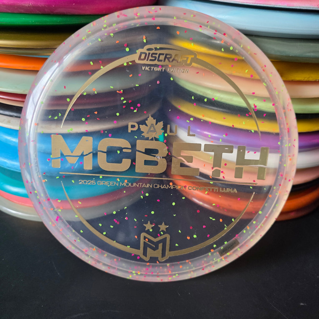 Paul McBeth Discraft Z Confetti Luna Victory Edition 175g 9.5/10