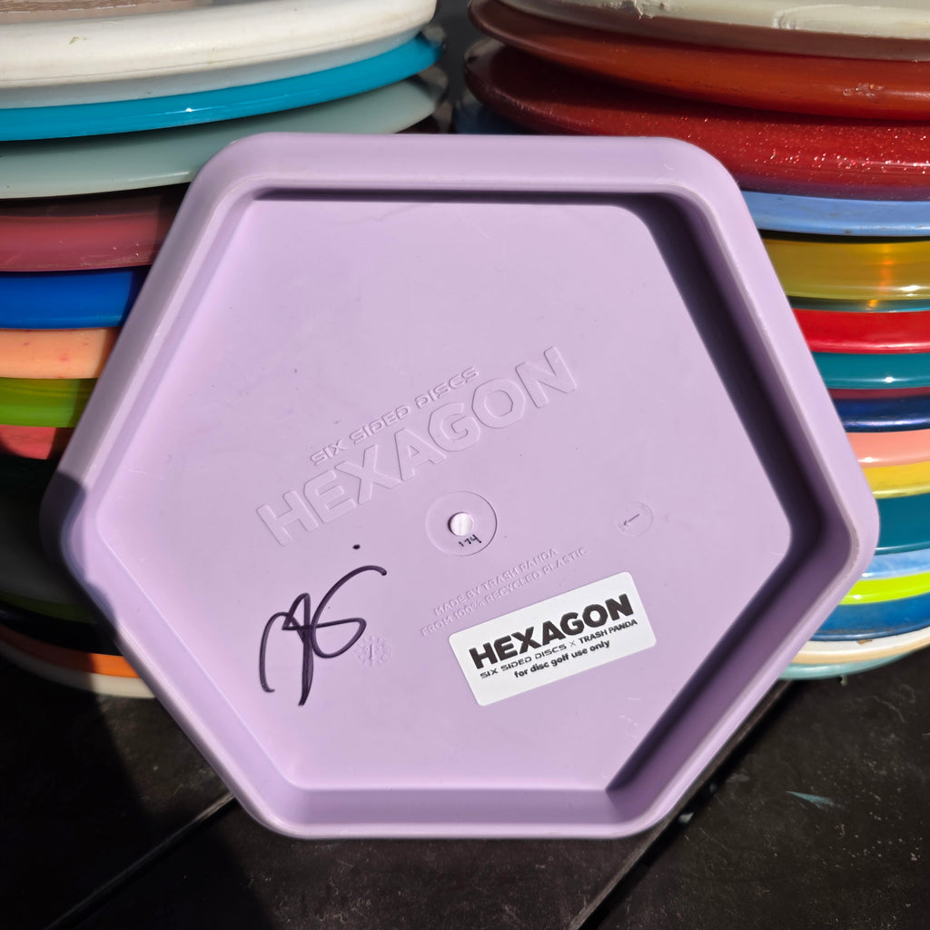 Jesse from Trash Panda Signed Six Sided Disc Hexagon 174g 9/10