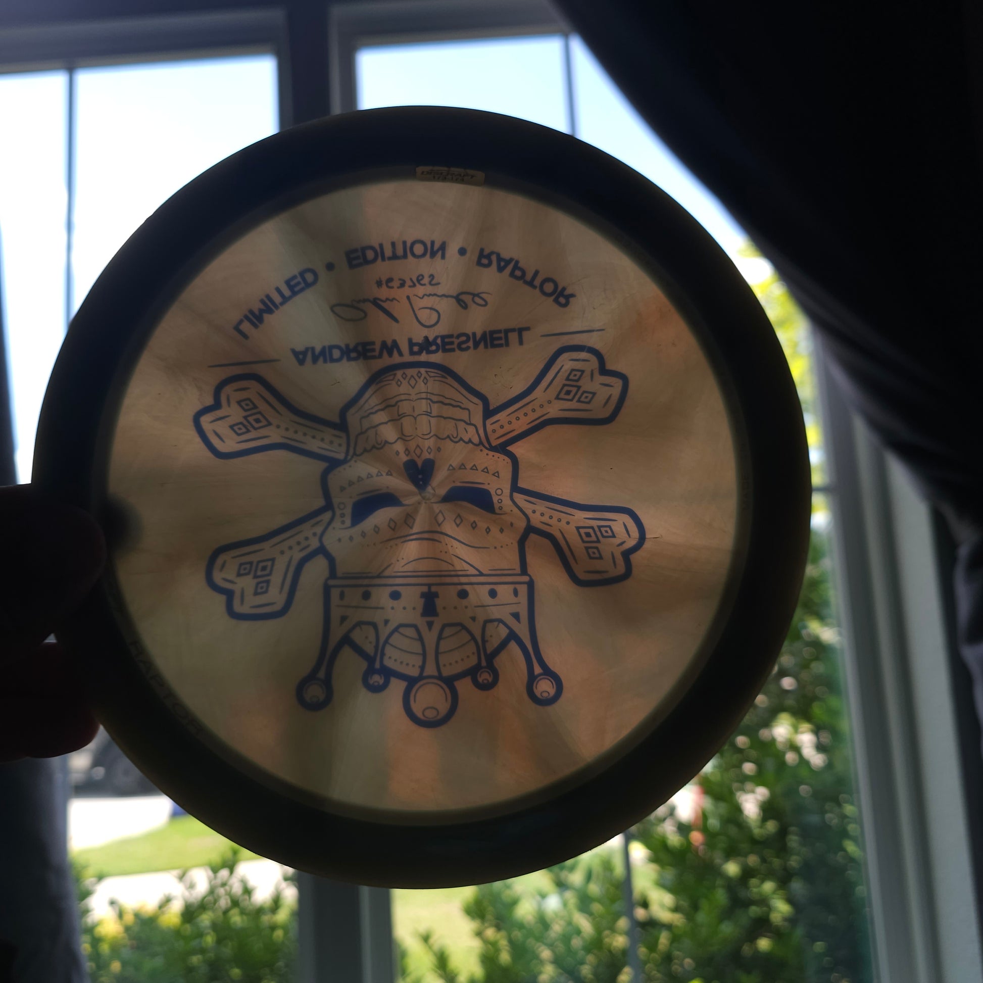 Discraft Andrew Presnell Limited Edition Z Swirl Raptor 174.9g 8/10 Flat and Stiff!